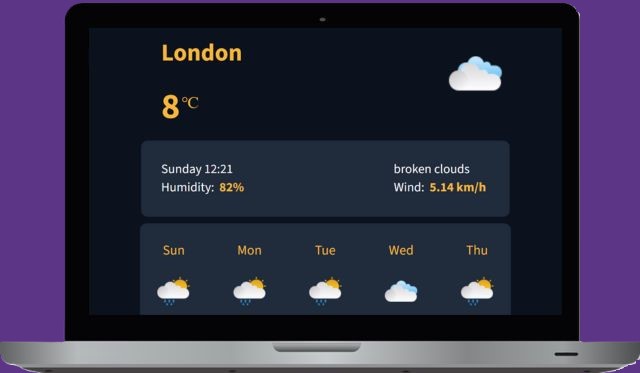 Weather App Preview